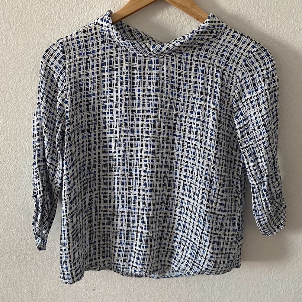 Zara Abstract print Blouse